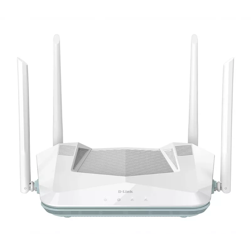D-Link EAGLE PRO AI AX3200 smart router, Wi-Fi 6 (802.11ax), dualband (2,4 GHz / 5 GHz), Ethernet LAN, biela, stolný/tyčový router
