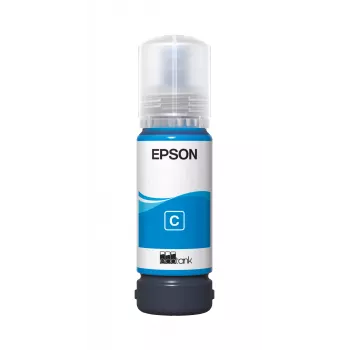 Atramentová fľaša Epson 108 EcoTank azúrová – originálny náhradný atrament pre tlačiarne EcoTank, azúrová