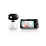 Motorola PIP1500 video detská pestúnka, 5-palcový farebný displej, 480 x 272, FHSS, dosah 300 m, obojsmerná komunikácia, infračervené nočné videnie, monitorovanie teploty v miestnosti, biela/čierna