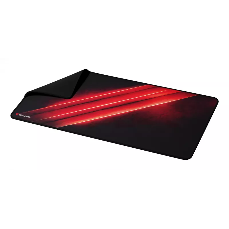 GENESIS Carbon 500 Maxi Flash G2 herná podložka pod myš čierna, červená