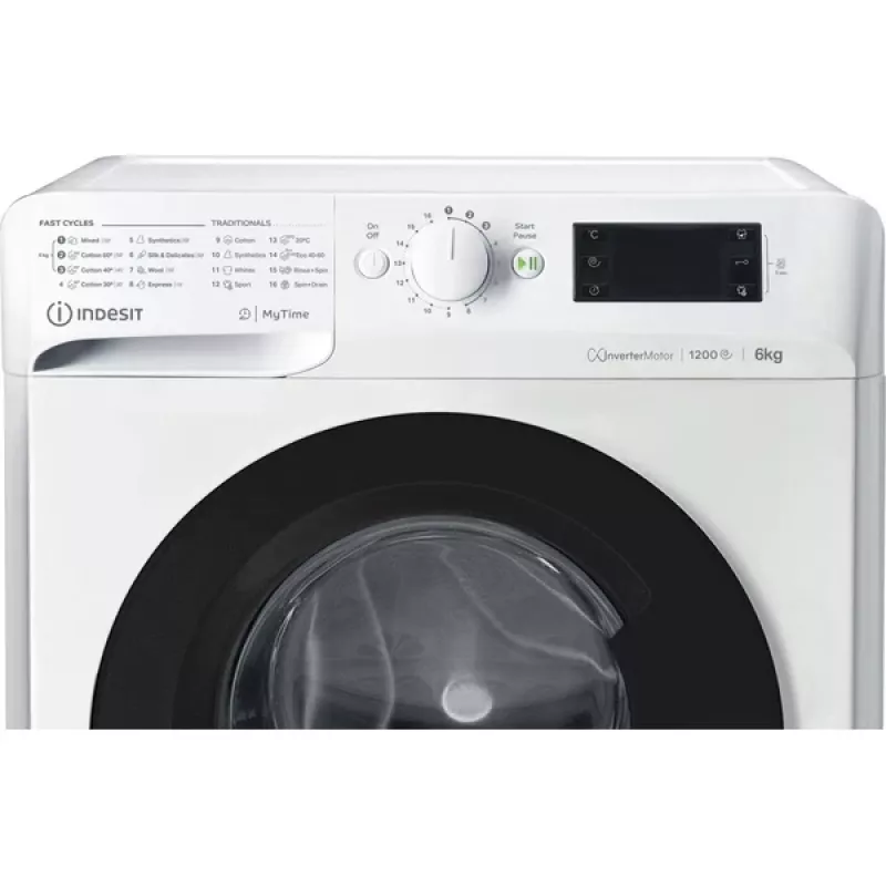 Indesit MTWSE 61294 WK EE práčka predné plnenie 6 kg 1151 ot/min biela