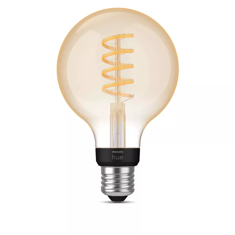 Smart žiarovka Philips G93 Globe E27 — LED 7 W, Bluetooth & Zigbee, 95×150 mm