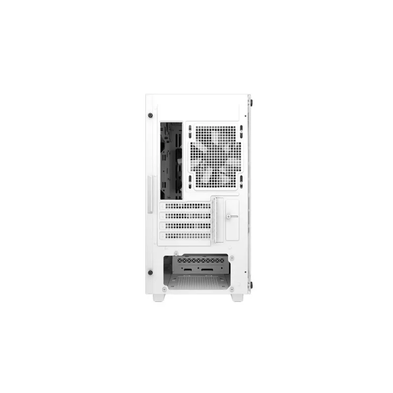 PC skriňa DeepCool CC360 WH ARGB Mini Tower biela — Micro-ATX/Mini-ITX, tvrdené sklo, 2x 3,5 palca + 3x 2,5 palca, 2x predný 120 mm ventilátor