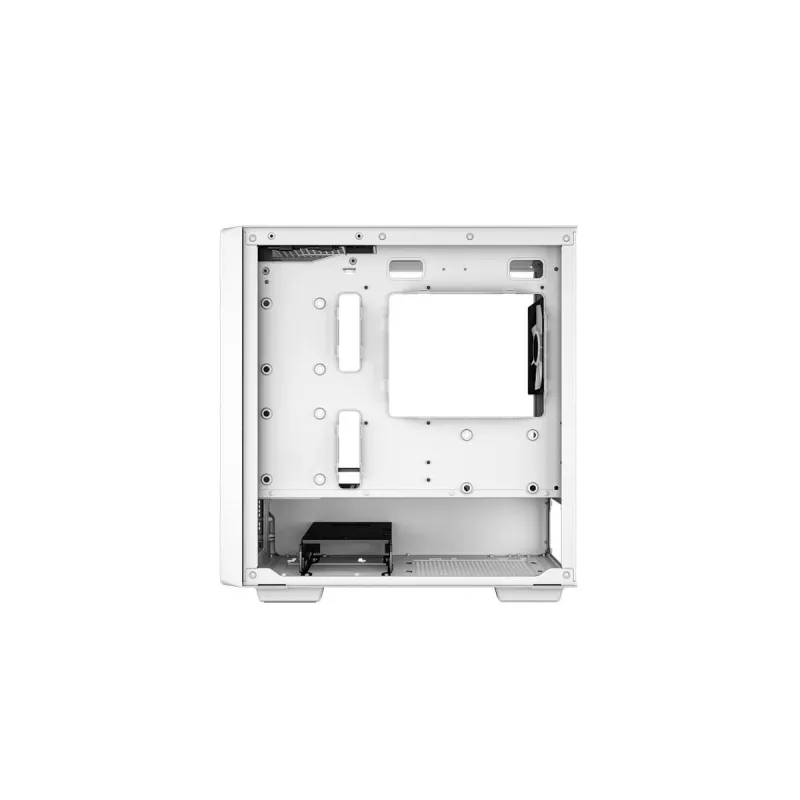 PC skriňa DeepCool CC360 WH ARGB Mini Tower biela — Micro-ATX/Mini-ITX, tvrdené sklo, 2x 3,5 palca + 3x 2,5 palca, 2x predný 120 mm ventilátor