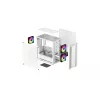 PC skriňa DeepCool CC360 WH ARGB Mini Tower biela — Micro-ATX/Mini-ITX, tvrdené sklo, 2x 3,5 palca + 3x 2,5 palca, 2x predný 120 mm ventilátor