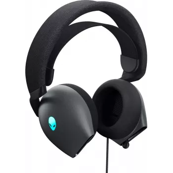 Alienware AW520H headset káblový herný headset s hlavovým mostom sivý