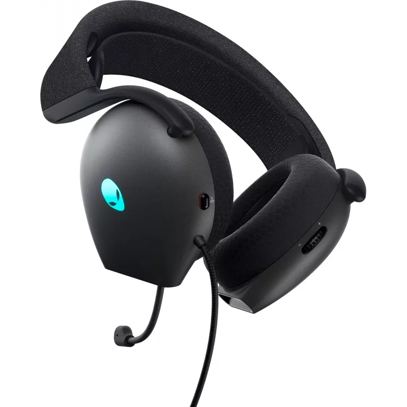 Alienware AW520H headset káblový herný headset s hlavovým mostom sivý