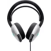 Alienware AW520H headset káblový herný headset s hlavovým mostom biely