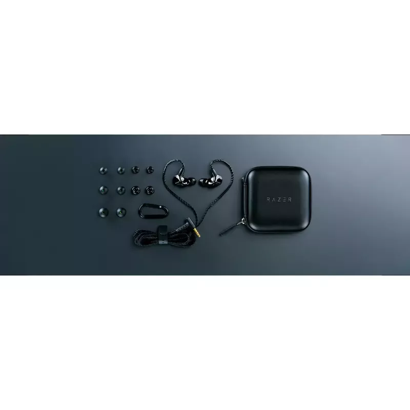 Razer Moray káblové in-ear slúchadlá, čierne