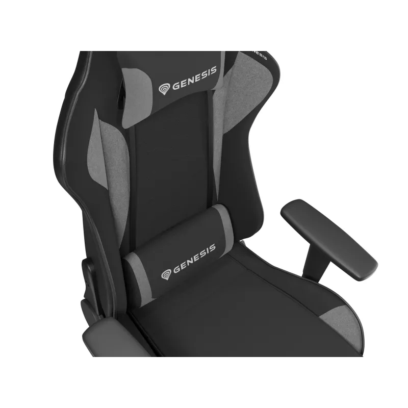 PC herná stolička GENESIS NITRO 440 G2 čalúnené sedadlo čierna sivá max. 120 kg
