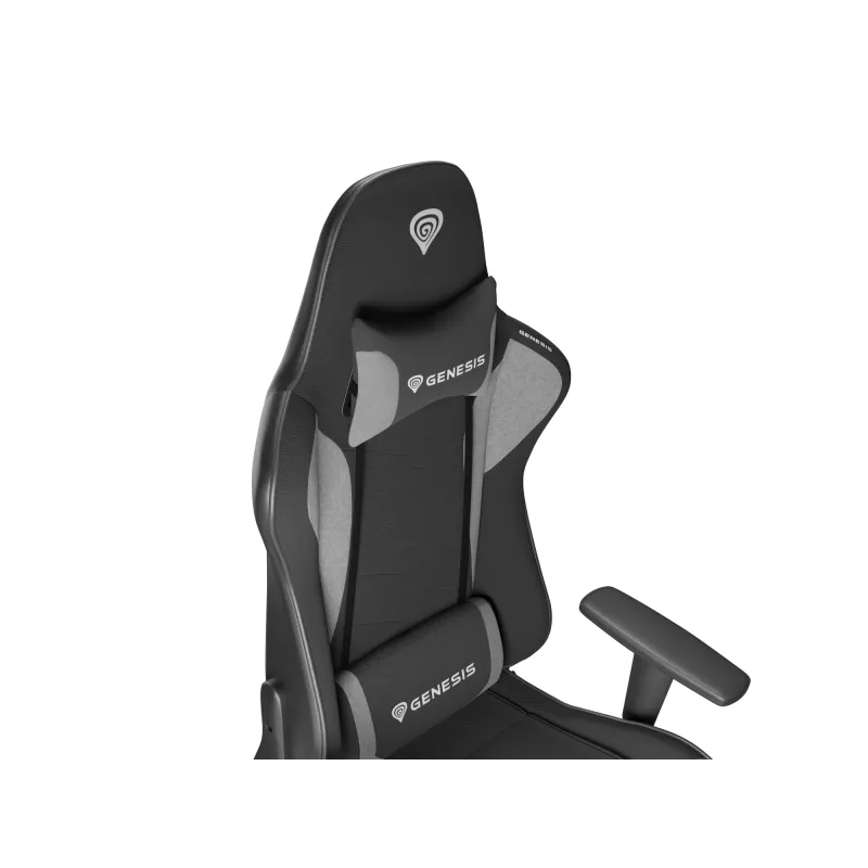 PC herná stolička GENESIS NITRO 440 G2 čalúnené sedadlo čierna sivá max. 120 kg