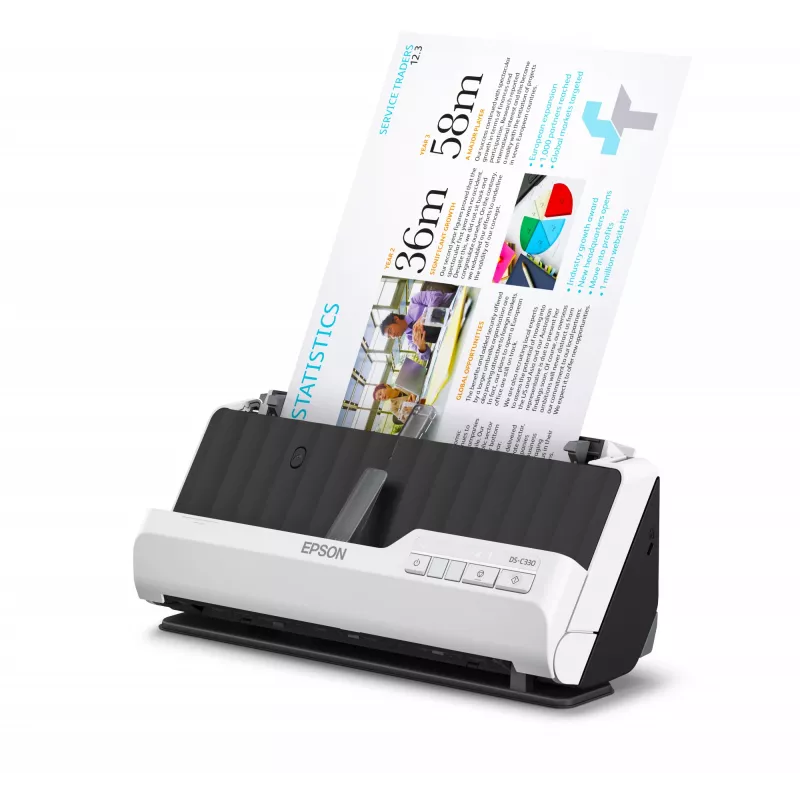 Epson DS-C330 ADF + podávač skener 600 x 600 DPI A4 čierny, biely
