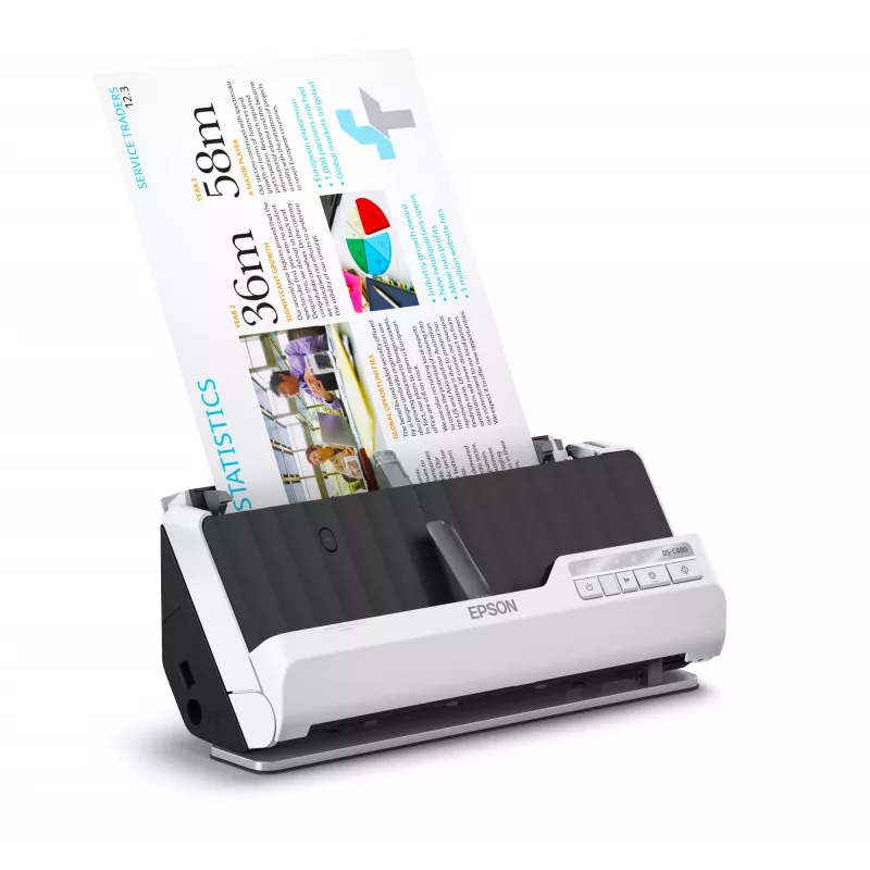 Epson DS-C490 ADF + skener s podávačom 600 x 600 DPI A4 čierny, biely