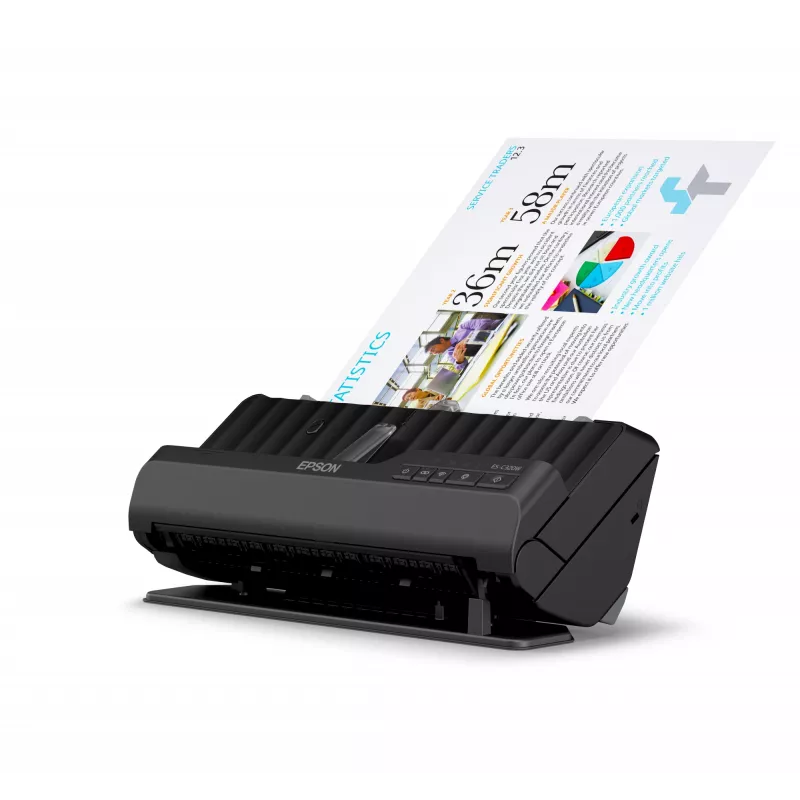 Epson ES-C320W ADF + skener s podávačom 600 x 600 DPI A4 čierny