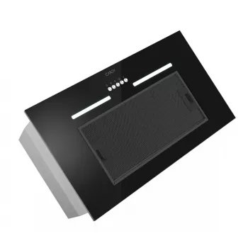 Vstavaný digestor CANDY CPY5MBG, 520 mm, 298 m³/h, čierne sklo, odťah/cirkulácia