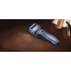 Panasonic ES-RW33 elektrický planžetový holiaci strojček, Wet & Dry, bezdrôtový, vyklápací zastrihávač, výdrž 30 min, čierna/strieborná