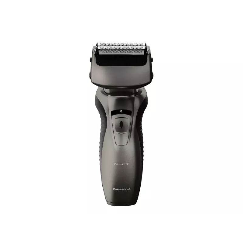 Panasonic ES-RW33 elektrický planžetový holiaci strojček, Wet & Dry, bezdrôtový, vyklápací zastrihávač, výdrž 30 min, čierna/strieborná