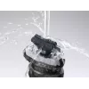 Panasonic ES-RW33 elektrický planžetový holiaci strojček, Wet & Dry, bezdrôtový, vyklápací zastrihávač, výdrž 30 min, čierna/strieborná