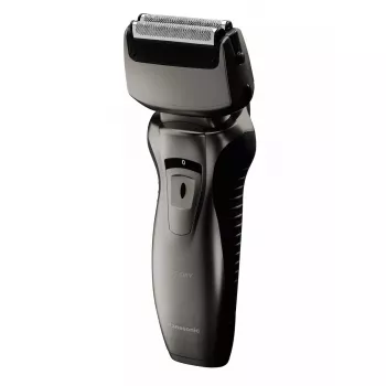 Panasonic ES-RW33 elektrický planžetový holiaci strojček, Wet & Dry, bezdrôtový, vyklápací zastrihávač, výdrž 30 min, čierna/strieborná