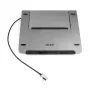 Stojan na notebook Acer HP.DSCAB.012 pre 11,6–15,6 palcové notebooky, strieborný, 270×45×300 mm, 0,821 kg