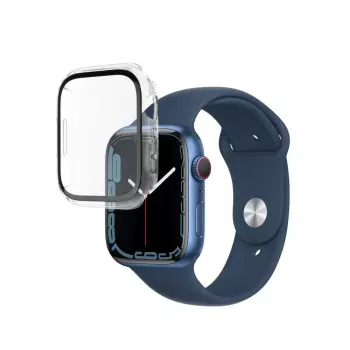 FIXED ochranná fólia pre Apple Watch 45mm Series 8 – polykarbonát číra celoobrazovková ochrana