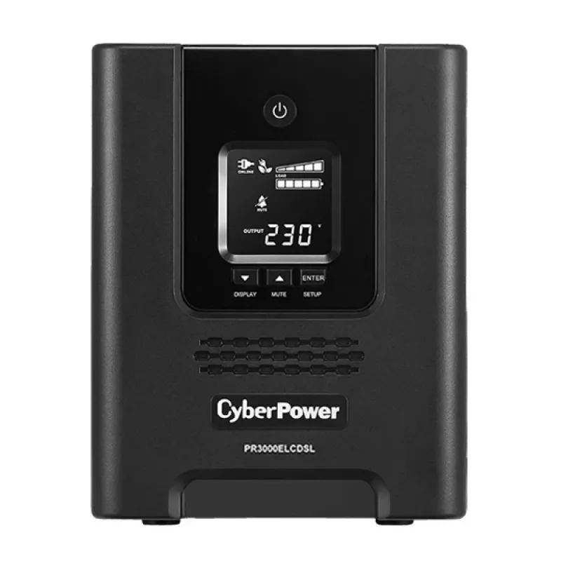 CyberPower PR3000ELCDSL UPS záložný zdroj Line-Interactive 3 kVA 2700 W 9 AC zásuviek