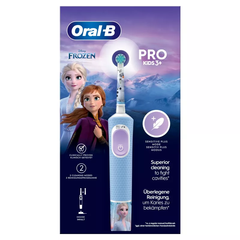 Oral-B Pro Kids detská rotačná zubná kefka svetlomodrá