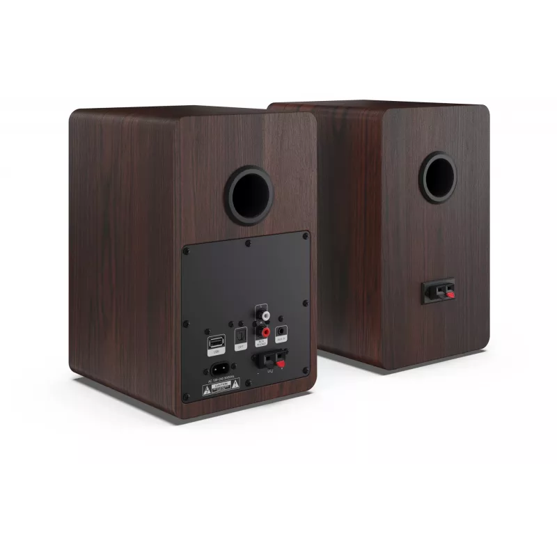 Sharp regálové reproduktory 2-pásmové hnedé káblové & bezdrôtové 60 W