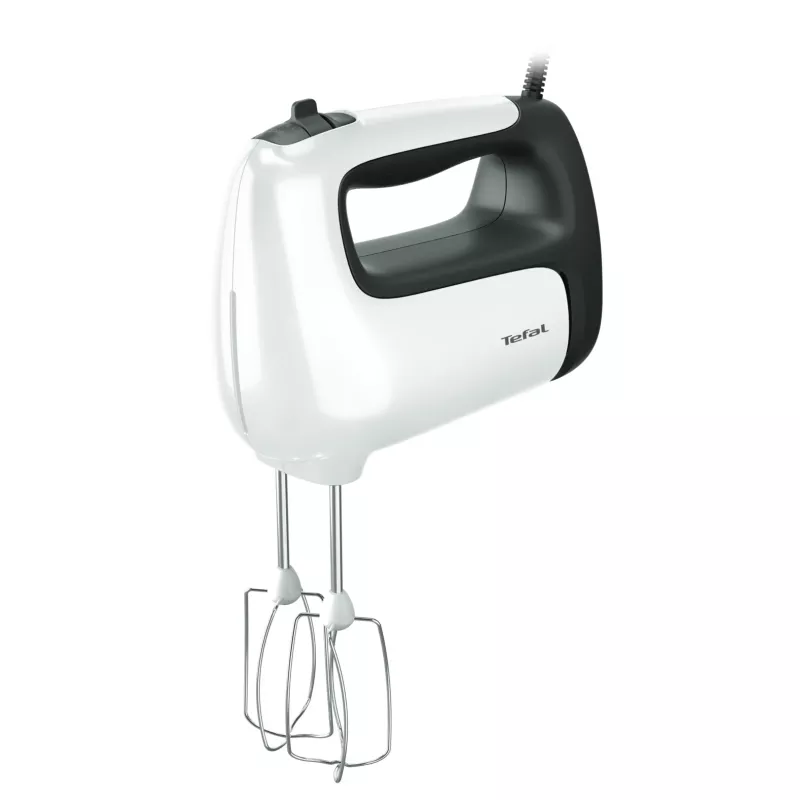Ručný mixér Tefal Prep'Mix HT4621 — 500 W, 5 rýchlostí, kovové metly, biela
