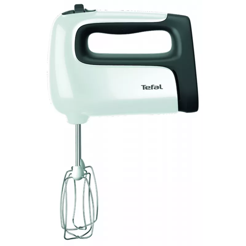 Ručný mixér Tefal Prep'Mix HT4621 — 500 W, 5 rýchlostí, kovové metly, biela