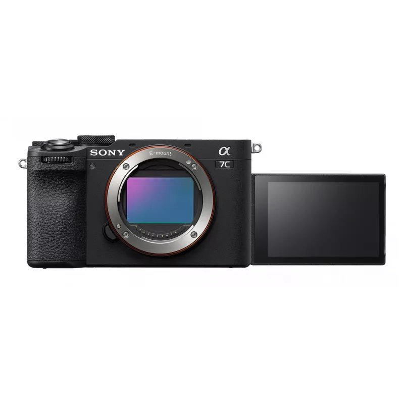 Sony Alpha 7C II ILCE7CM2B kompaktný fotoaparát s plným formátom (iba telo), 33 MP CMOS, 3-palcový (7,62 cm) TFT displej, čierny