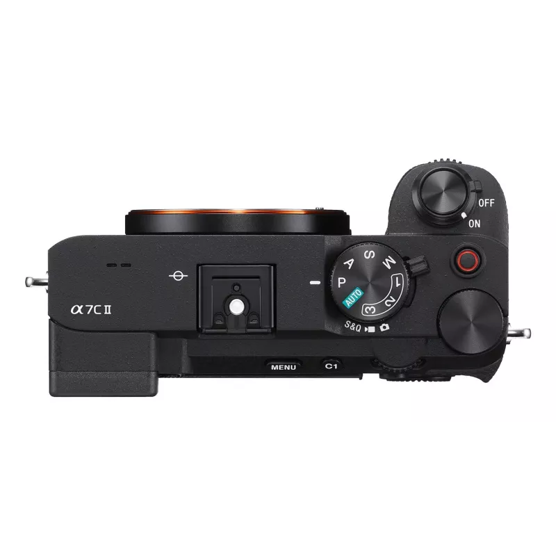 Sony Alpha 7C II ILCE7CM2B kompaktný fotoaparát s plným formátom (iba telo), 33 MP CMOS, 3-palcový (7,62 cm) TFT displej, čierny