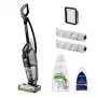 Bissell CrossWave Hydrosteam Pet Pro akumulátorový vysávač AC mokrý a suchý bezvreckový 0 L 1100 W čierny, strieborný