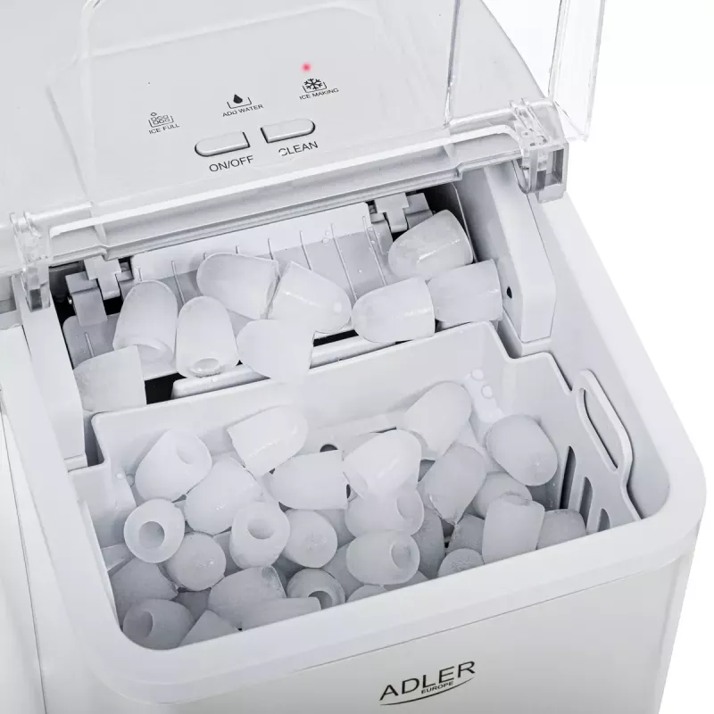 Prípravník ľadu Adler AD 8086 výkon 100 W strieborný