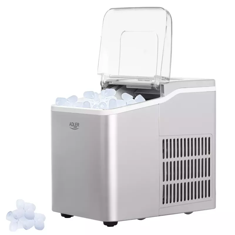 Prípravník ľadu Adler AD 8086 výkon 100 W strieborný