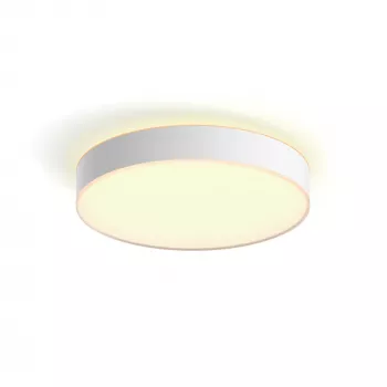 Philips Hue White ambience Enrave stropné svietidlo veľké, inteligentné stropné svietidlo, Bluetooth, biela, LED, kov, nevymeniteľné svetelné zdroje