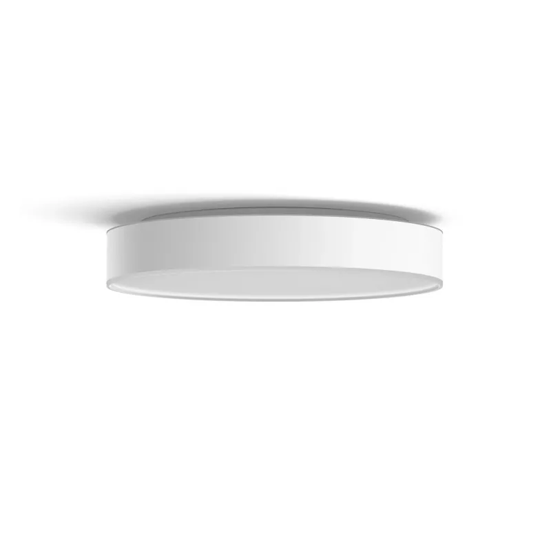 Philips Hue White ambience Enrave stropné svietidlo veľké, inteligentné stropné svietidlo, Bluetooth, biela, LED, kov, nevymeniteľné svetelné zdroje