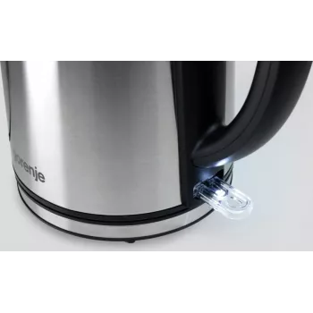 Gorenje K15DWS rýchlovarná kanvica 1,5 l 2200 W čierna, nerez