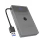ICY BOX IB-AC603b-U3 puzdro na HDD/SSD antracitová, čierna 2,5 palca
