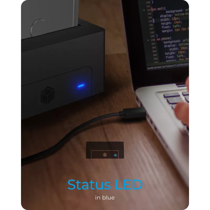 ICY BOX IB-1121-U3 USB 3.2 Gen 1 (3.1 Gen 1) Type-A čierny