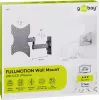 Goobay TV nástenný držiak Basic FULLMOTION (S) 15 kg 23-42 palcov