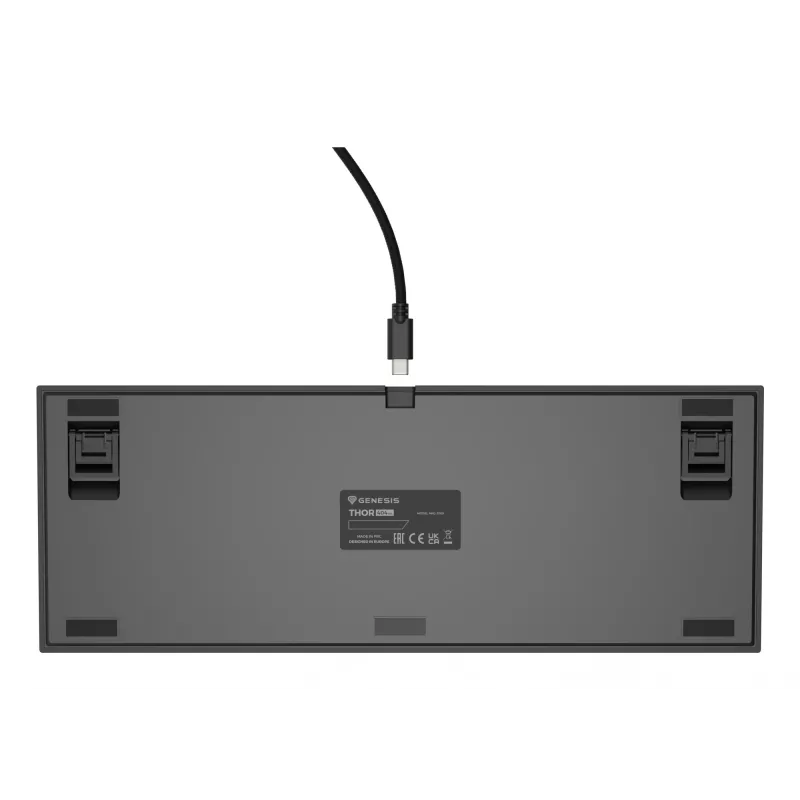 GENESIS Thor 404 TKL klávesnica herná USB QWERTY US-anglická čierna