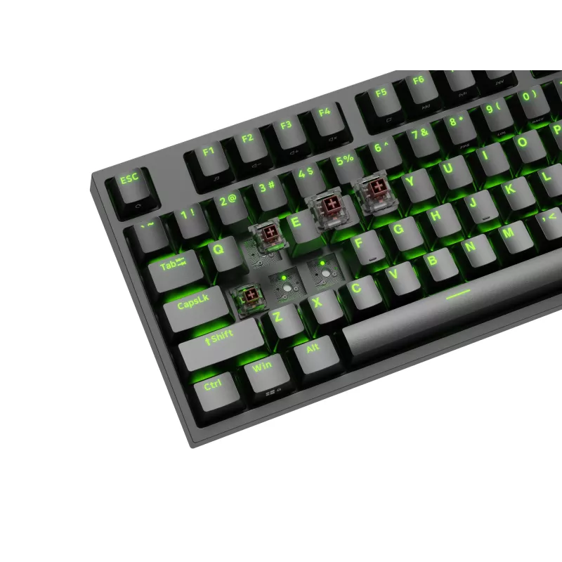 GENESIS Thor 404 TKL klávesnica herná USB QWERTY US-anglická čierna