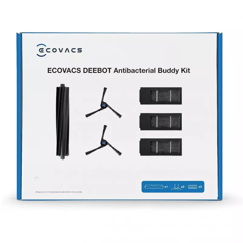 Sada príslušenstva Ecovacs DKT060099 pre robotický vysávač čierna 6 kusov