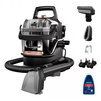 Bissell SpotClean Hydrosteam Pro valcový parný čistič 1,9 l 1000 W čierna, medená, transparentná
