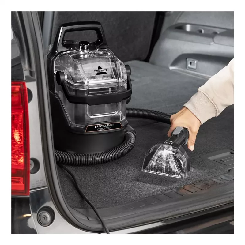 Bissell SpotClean Hydrosteam Pro valcový parný čistič 1,9 l 1000 W čierna, medená, transparentná