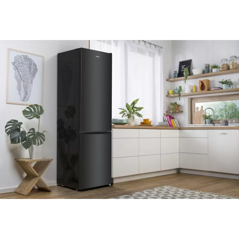 Gorenje NRK6202EBXL4 chladnička s mrazničkou voľne stojaca 331 L čierna