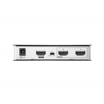 ATEN 2-port True 4K pri 60 Hz (4:4:4), HDMI splitter, HDMI, 2x HDMI, 4096 x 2160 pixelov, čierny, kov, 4K Ultra HD