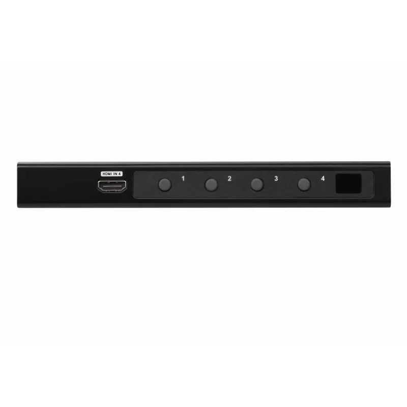ATEN 4-port True 4K HDMI switch, HDMI, kov, čierny, 60 Hz, 3 m, 18 Gbit/s