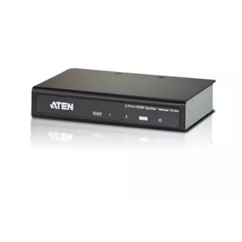 ATEN 2-port HDMI audio/video splitter 4Kx2K, HDMI, 2x HDMI, 4096 x 2160 pixelov, čierny, kov, 4K Ultra HD